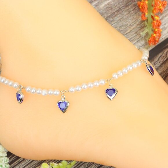 "Elegant Handmade Anklet – Delicate Jewelry for Women, MAR091409 - Picture 7 of 10